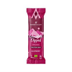 Moonvalley Organic Gluten-free Protein Bar Chocolate-Dipped Raspberry 50g