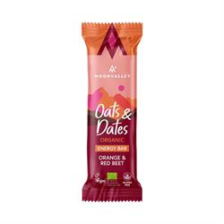 Moonvalley Organic Gluten-Free Energy Bar Orange & Red Beets 50g