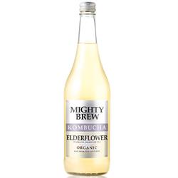 Mighty Brew Organic Kombucha - Elderflower 750ML