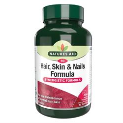 Natures Aid Hair Skin & Nails 90 Tabs