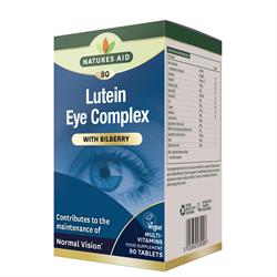 Natures Aid Lutein Complex with Bilberry 90 Tabs