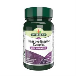 Natures Aid Digestive Enzyme Complex (with Betaine HCI) 60 Tab