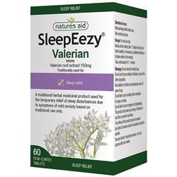 Natures Aid SleepEezy Valerian Root Extract 150mg 60 tablets