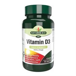 Natures Aid Vitamin D 400iu (10ug) 90 Tabs