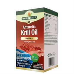 Natures Aid Krill Oil 500mg 60 Capsules