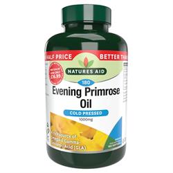 Natures Aid Evening Primrose Oil - 1000mg - 180 Caps