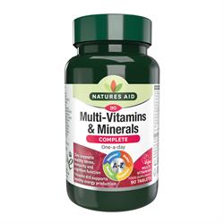 Natures Aid Multi-Vitamins & Minerals (Vegetarian Antioxidant