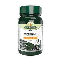 Natures Aid Vitamin E 400iu 60 Capsules