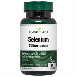 Natures Aid Selenium - with Zinc and vitamins A C & E 90 Tabl