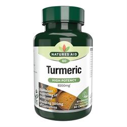 Natures Aid Turmeric 8200mg (High Potency)