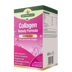 Natures Aid Collagen Beauty Formula (100% pure marine) 90 capsules