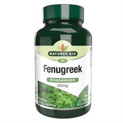 Natures Aid Fenugreek 500mg 90 Caps