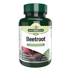 Natures Aid Beetroot Extract 4620mg 60 Capsules