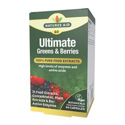 Natures Aid Ultimate Greens & Berries (31 Food Extracts and Enzymes) 60's