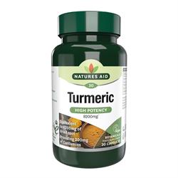 Natures Aid Turmeric 8200mg (High Potency)