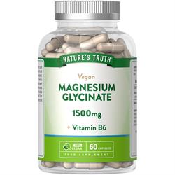 Nature's Truth Magnesium Glycinate 1500mg 60 Vegan Capsules