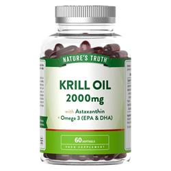 Nature's Truth Krill Oil 2000mg 60 Softgels