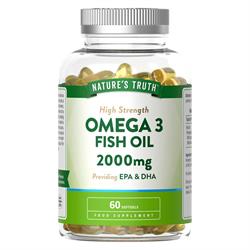 Nature's Truth Omega 3 Fish Oil 2000mg 60 Softgels