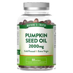 Nature's Truth Pumpkin Seed Oil 2000mg 60 Softgels