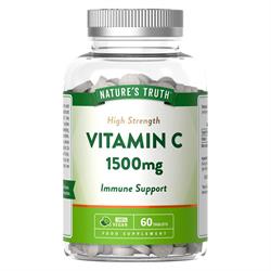 Nature's Truth Nature's Truth High Strength Vitamin C 1500mg - 60 Tablets