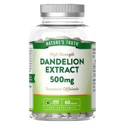 Nature's Truth Dandelion Extract 500mg 60 Tablets