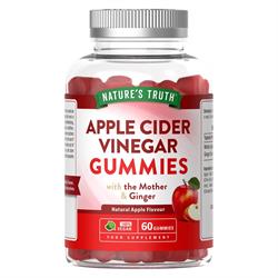 Nature's Truth Apple Cider Vinegar w/the Mother & Ginger 60 Gummies