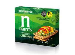 Nairns Gluten Free Rosemary Sea Salt Flatbreads 150g