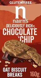 Nairns Gluten Free Chocolate Chip Oat Biscuit Breaks 160g