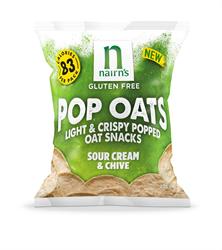 Nairns Gluten Free Sour Cream & Chive Pop Oats 20g