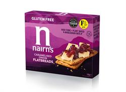 Nairns Gluten Free Caramelised Onion Flatbreads 150g