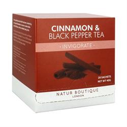 Natur Boutique Cinnamon Tea with Black Pepper - 20 Sachets