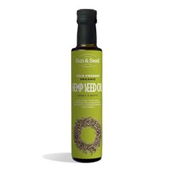 Sun and Seed Organic Hemp Seed Oil-cold pressed 250ml