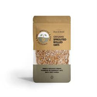 Sun and Seed Organic Sprouted & Raw Naked Rolled Oats 250g