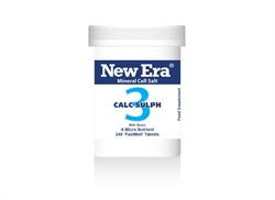 New Era No.3 Calc. Sulph. 240 tabs