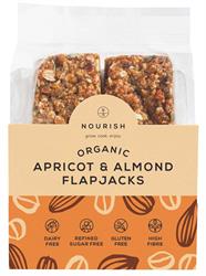 Nourish Grow Cook Enjoy Org Apricot & Almond Flapjacks 2x45g