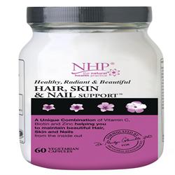 Natural Health Practice Hair Skin & Nail Support 60 Capsules