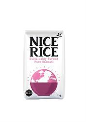 Nice Rice Nice Rice Sustainably Farmed Pure Basmati 1kg