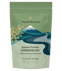 Niyodo Blossom Japanese Premium Genmaicha Tea- Loose leaf- 24 servings.