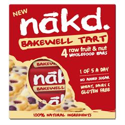 Nakd Nakd Bakewell Tart 4x35g Bar Multi-Pack