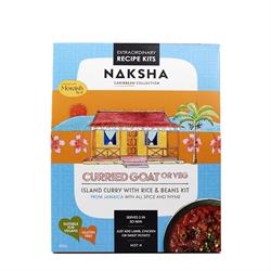 Naksha Recipe Kits Jamaican Curry Rice & Beans Recipe Kit 667g Serves 2