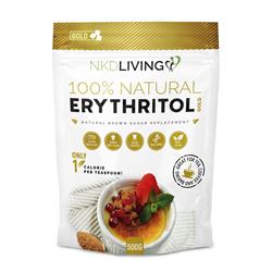 NKD Living Erythritol GOLD Natural Low Calorie Sweetener 500g