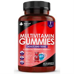 New Leaf Products Multivitamin Gummies For Adults/Teens 60 gummies