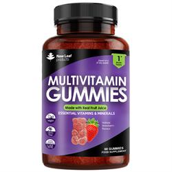 New Leaf Products Multivitamin Coated Gummies For Adults 60 gummies