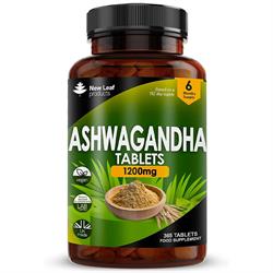 New Leaf Products Ashwagandha KSM-66 1200mg 365 tablets