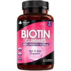 New Leaf Products Biotin Gummies 60 gummies