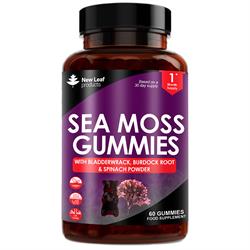 New Leaf Products Sea Moss Gummies Vegan 60 gummies