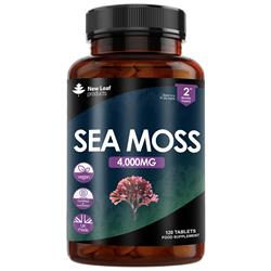 New Leaf Products Sea Moss Tablets 120 Vegan 4000mg 120 Tablets