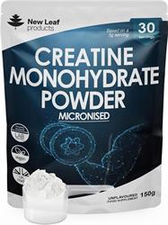 New Leaf Products Creatine Monohydrate Powder - 100% Micronized 150g