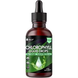 New Leaf Products Liquid Chlorophyll Drops 15mg P/S Vegan Food Supplement 100ml