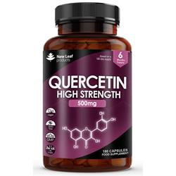 New Leaf Products Quercetin Capsules - 180 Immune Health 500mg 180 Vegan Capsules